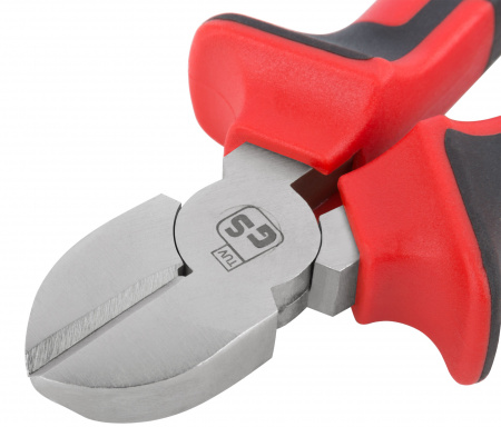 47561 Бокорезы ''Тренд'' двухцвеные, прорезиненные ручки, хром-никелевое покрытие 160 мм КУРС 