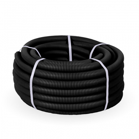 Труба гофрированная ПНД Строительная безгалогенная (HF) с/з д25 (50м) Промрукав PR.022551