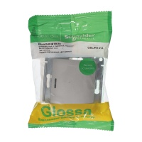 Выключатель одноклавишный, с подсветкой, механизм схема 1а, платина Systeme Electric GSL001213