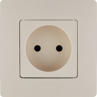 ETIKA Розетка без заземления слоновая кость Legrand 672320