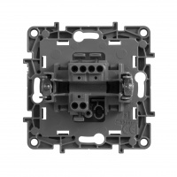 ETIKA Переключатель одноклавишный алюминий автоматические зажимы 10AX Legrand 672405