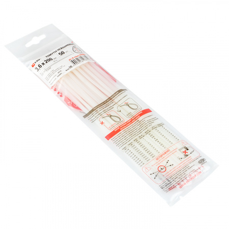 Хомут P6.6 стандартный белый 3.6х200 (100шт) FlexLock PROxima EKF plc-fl-ctsw-3.6х200