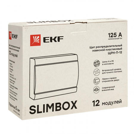 Щит распределительный навесной ЩРН-П-12 SlimBox IP41 PROxima EKF sb-n-12