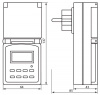 Розетка с таймером (недельная) электронная IP44 16А 3500W FERON ТМ23 23206