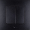 ETIKA Выключатель двухклавишный автоматические клеммы 10 AX 250 В антрацит Legrand 672602