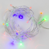 Гирлянда светодиодная 2.5м 20 светодиодов Разноцветный свет Провод прозрачный ULD-S0250-020/STA MULTI IP20 Uniel UL-00005481