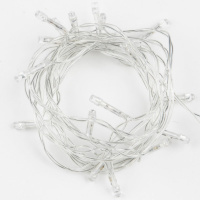 Гирлянда светодиодная 2.5м 20 светодиодов Разноцветный свет Провод прозрачный ULD-S0250-020/STA MULTI IP20 Uniel UL-00005481