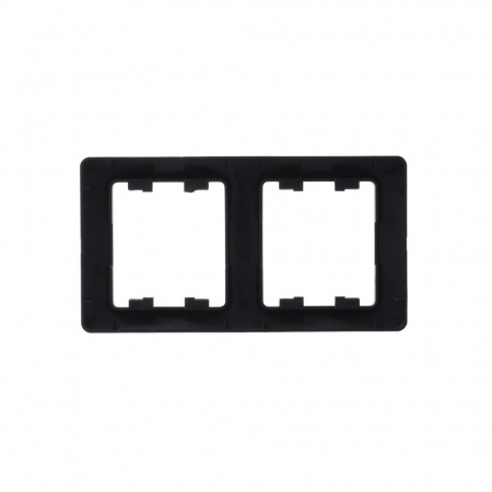 GLOSSA Рамка 2 поста вертикальная шоколад Systeme Electric GSL000806