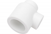 Тройник полипропиленовый PPR переходной 32х20х20мм белый Политэк 9300322020