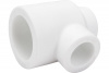 Тройник полипропиленовый PPR переходной 32х20х20мм белый Политэк 9300322020