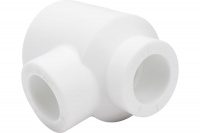 Тройник полипропиленовый PPR переходной 32х20х20мм белый Политэк 9300322020