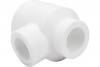 Тройник полипропиленовый PPR переходной 32х20х20мм белый Политэк 9300322020