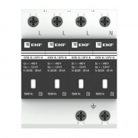 Ограничитель импульсных напряжений серии ОПВ-B/4P In 30кА 400В EKF opv-b4