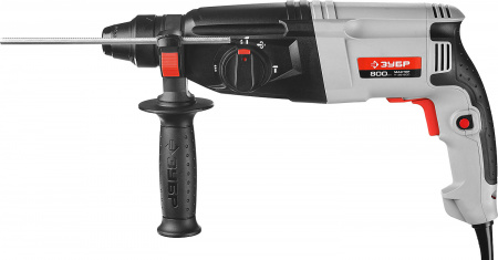 П-26-800 Перфоратор SDS-plus, 3 Дж, 0-1300 об/мин, 0-4800 уд/мин, 800 Вт, кейс ЗУБР 