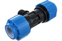 Тройник ПНД компрессионный НР 32 х 3/4' х 32 Политэк 51323432