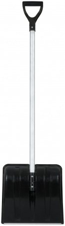 Лопата для уборки снега ''Снежинка'' алюминиевая планка, алюминиевый черенок, V-ручка, 365х380х1320 мм РОС 68102