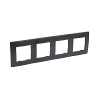 ETIKA Рамка 4 поста антрацит Legrand 672584