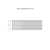 Труба гофрированная ПЛЛ легкая 350 Н безгалогенная (HF) негорючая (НГ) белая с/з д20 (100м/4800м уп/пал) Промрукав PR02.0215