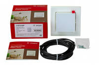 Терморегулятор с комбинацией датчиков Ридан Clever с Wi-Fi белый 16А ДЕВИ (DEVI) 21RT0108R