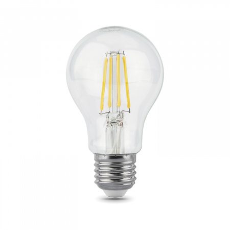 Лампа Gauss Filament А60 8W 780lm 4100К Е27 LED 1/10/40 GAUSS 102802208