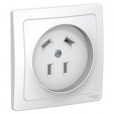 BLANCA скрытой установки розетка силовая 3р+n, 32а, 400в, белый Systeme Electric BLNSR003241