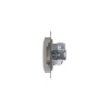 GLOSSA розетка с заземлением платина Systeme Electric GSL001243