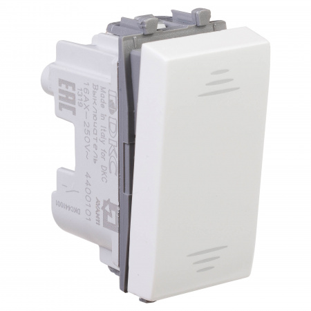 4400101 Avanti Выключатель ''Белое облако'', 16A, 1 модульный DKC 