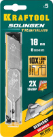 Сегментированные лезвия 18 мм 5 шт. KRAFTOOL 09605-TIN-18-S5_z02
