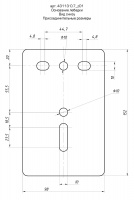 Лебедка ручная барабанная ''Профессионал'', тяговая, тросовая, 0.7т. 8м ЗУБР 43113-0.7_z01
