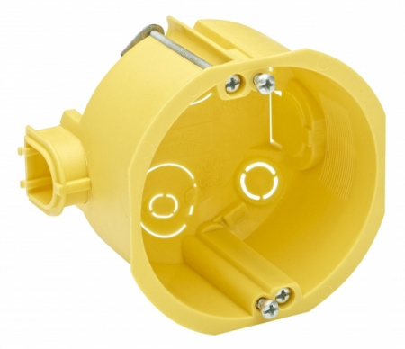 LEX1450414R Коробка монтажная Гипрок 68мм металлические лапки Systeme Electric 