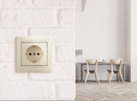 VALENA Розетка с заземлением в рамку слоновая кость Legrand 774320