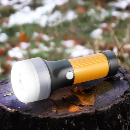 Б0025678 Фонарик карманный на батарейках 3хАА, ударопрочный, 10 COB, направленный и рассеянный луч, 2 режима TB10S Трофи ЭРА 