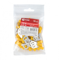 Наконечник кольцевой изолированный НКИ 5.5-8 (50шт) EKF nki-5.5-8n