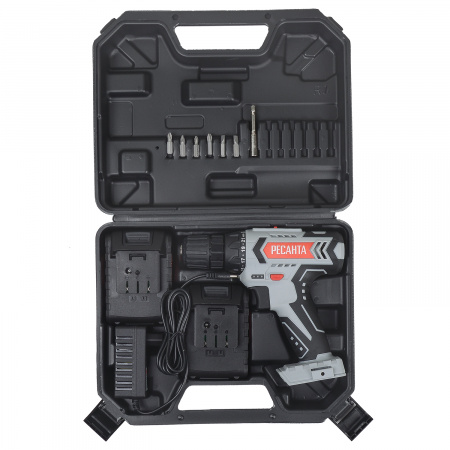 75/14/5 Дрель-шуруповерт аккумуляторная ДА-18-2ЛК Ресанта 