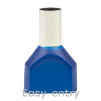 Наконечник штыревой втулочный изолированный НШвИ(2) 16.0-14 (50шт) EKF nhvi2-16.0-14