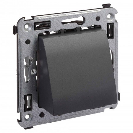 Avanti Вывод кабеля из стены Черный матовый DKC 4412983