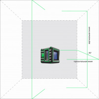 Уровень лазерный Cube 3D Green Professional Edition ADA А00545