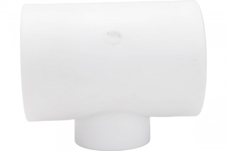 Тройник полипропиленовый PPR переходной 40х25х40мм белый Политэк 9300402540