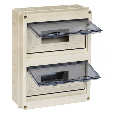 Щит распределительный навесной ЩРн-П-24 IP65 пластиковый 354х272х109 EKF pb65-n-pg-24