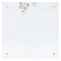 Панель светодиодная 25 мм (ДВО) ДУО-4110-L 40Вт 6500К опал с равномерной засветкой 595х595 Basic EKF LPL-4110-L-40-6500