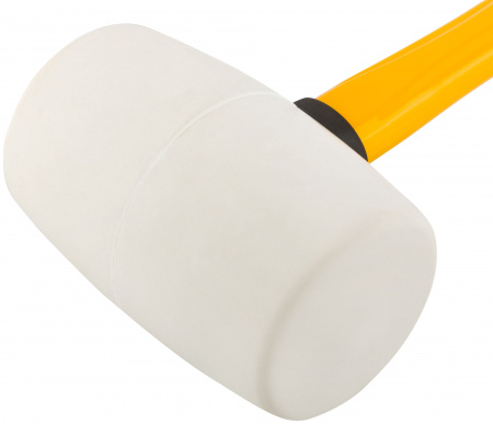 45503 Киянка резиновая белая, фиберглассовая ручка 60 мм (450 гр) FIT 