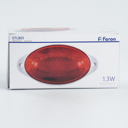 Строб 1.3w красный IP54 FERON STLB01 29895