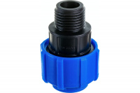 Муфта ПНД компрессионная НР 25 х 1' Политэк 53002501