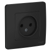 BLANCA скрытой установки розетка без заземления без шторок 16А, 250В, антрацит Systeme Electric BLNRS000016