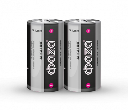 Элементы питания алкалиновые LR20 (D) ФАZА Alkaline (6 шт. в упаковке) JazzWay LR20A-P6