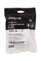 Розетка компьютерная RJ-45 категория 5e экранированная двойная внешняя Dual IDC цвет белый WRline WRLine WR-WS-8P8C-C5E-SH-2 505218