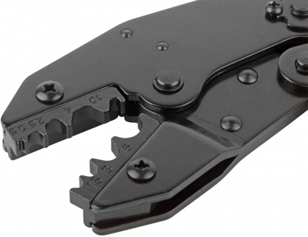 Пресс-клещи (кримпер) для обжима наконечников электропроводов с сечением 0.5-10 мм MOS 60067М