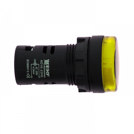 ledm-ad16-16-y Матрица светодиодная AD16-16HS желтый 230В AC (16мм) PROxima EKF 