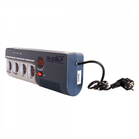 SRW-1500-D Стабилизатор напряжения релейный однофазный 1.5кВА навесной RUCELF 