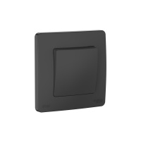 BLANCA С/У IP44 1-клавишный ПЕРЕКЛЮЧАТЕЛЬ (сх.6), 10AX, 250В, АНТРАЦИТ Systeme Electric BLNVS410606